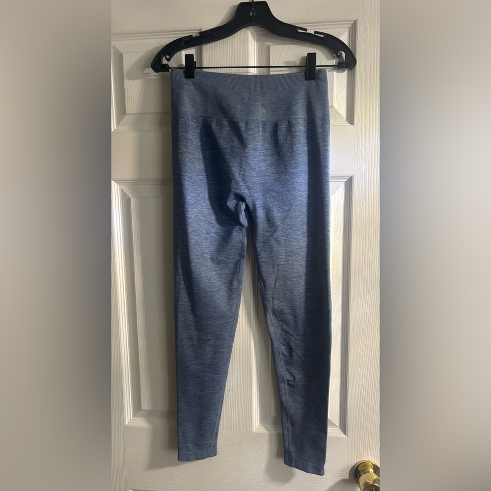 Til You Collapse Seamless Blue Leggings